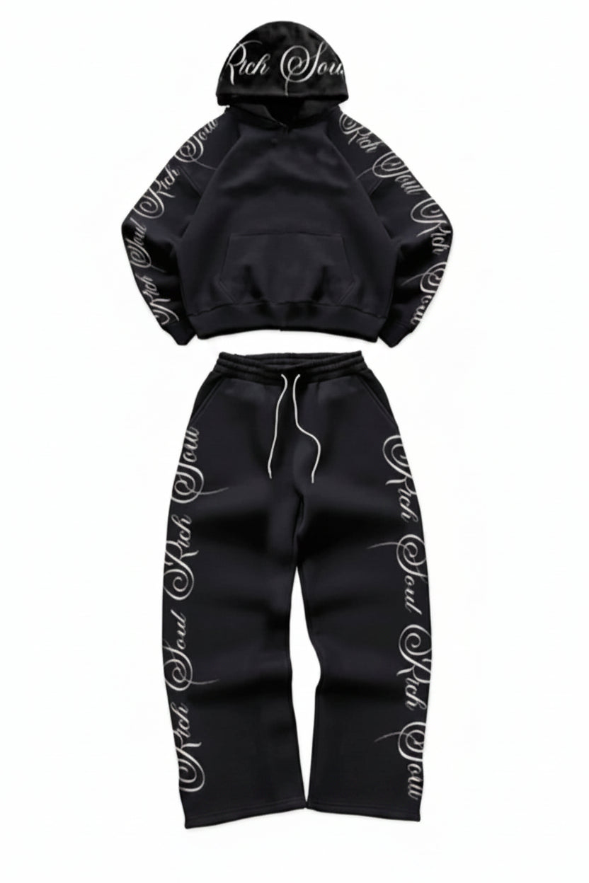 THERMAL RETRO SUIT | BLACK